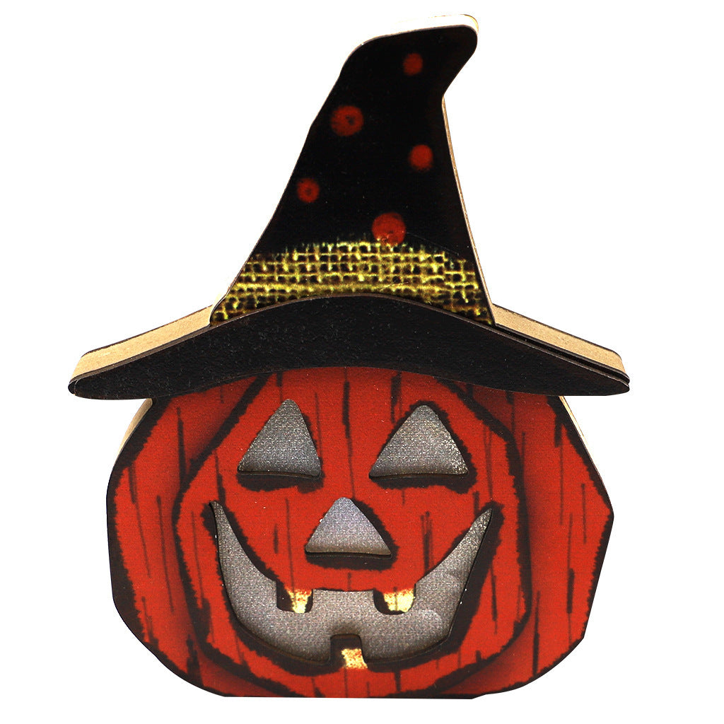 Halloween Wooden Lamp