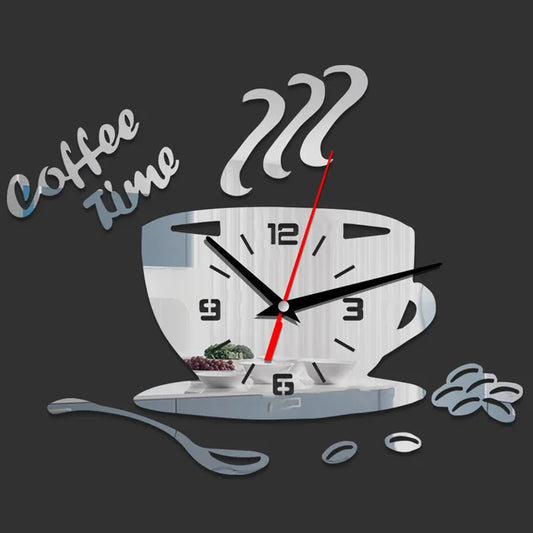 Coffee Time Wall Clock