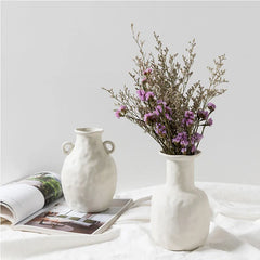 Nordic White Vase