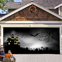 Garage Halloween Background