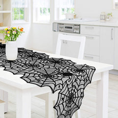 Halloween Table Runner Spiderweb