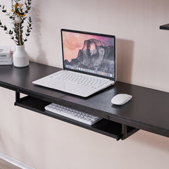 Black Loft Bed With Desk and Shelf