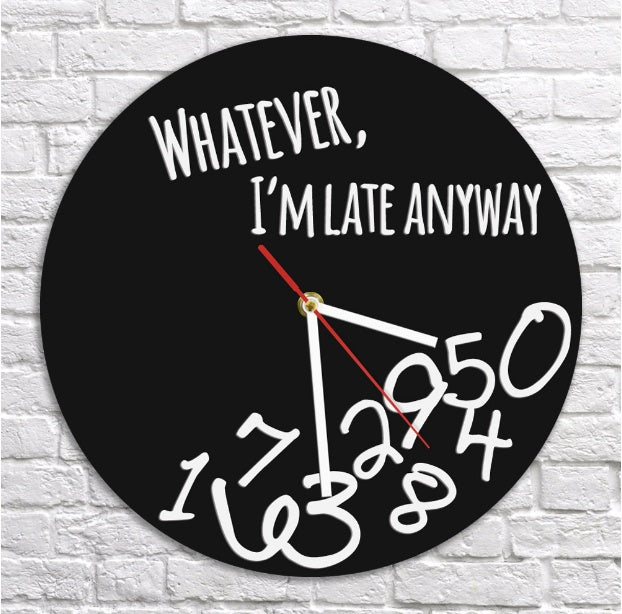 Acrylic Sticker Wall Clock