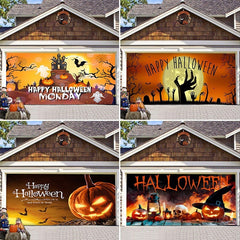 Garage Halloween Background