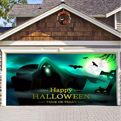 Garage Halloween Background