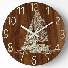 Luminous Wall Clock - Ship
