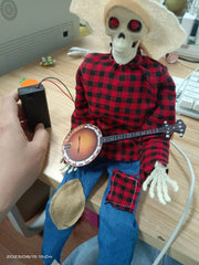 Halloween Banjo Skeleton