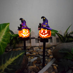 Solar Halloween Pumpkin Lamp