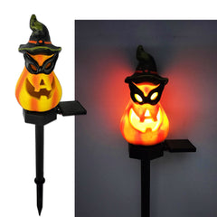 Solar Halloween Pumpkin Lamp