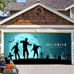 Garage Halloween Background