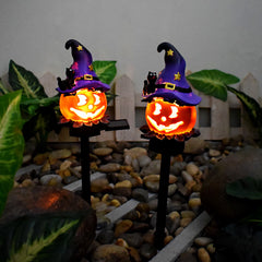 Solar Halloween Pumpkin Lamp