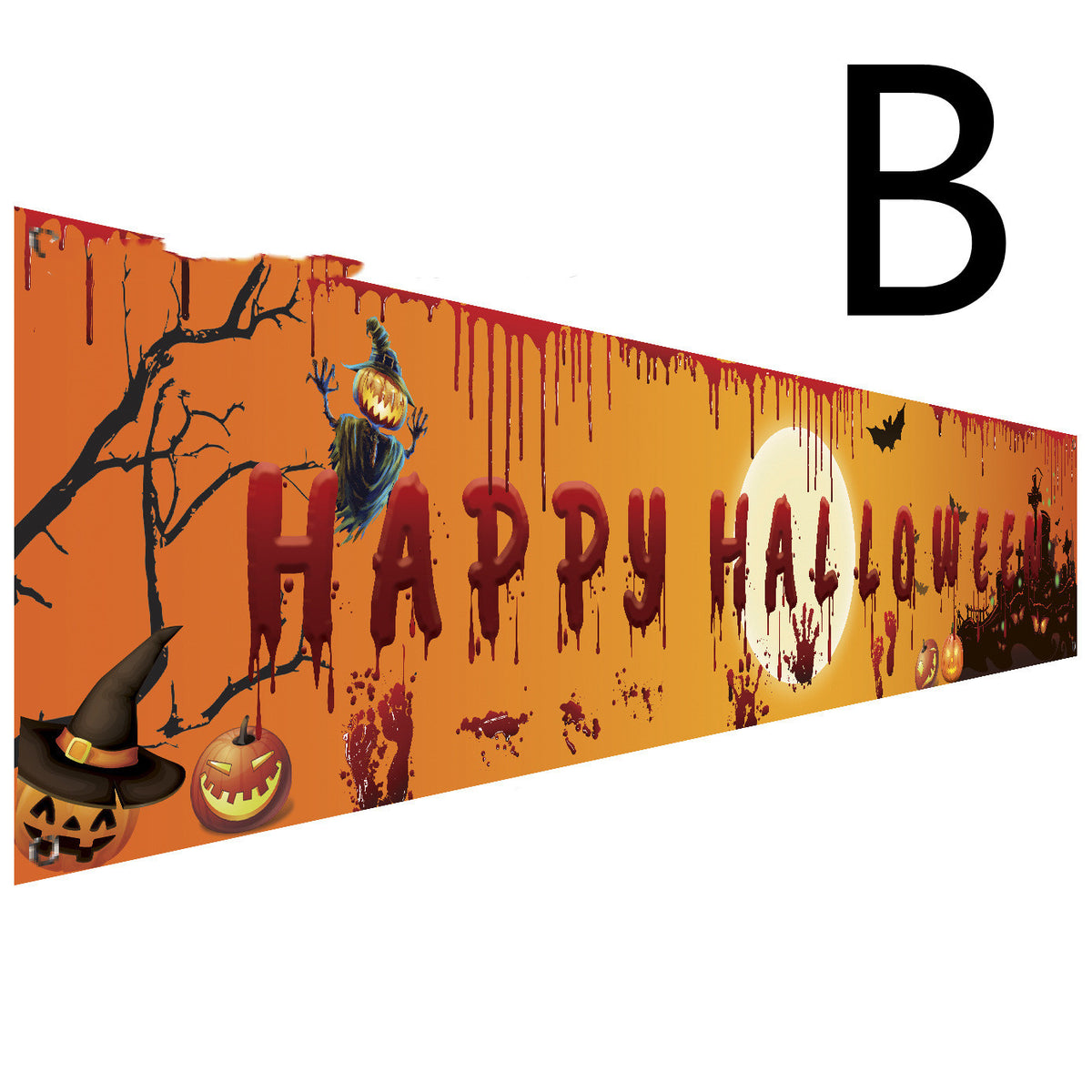 Halloween Theme Party Banner