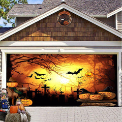 Garage Halloween Background