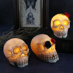 Scary Resin Skull Light