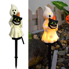 Solar Halloween Pumpkin Lamp