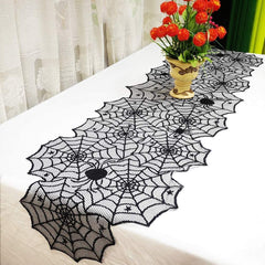 Halloween Table Runner Spiderweb