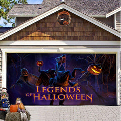 Garage Halloween Background