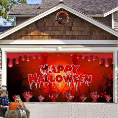 Garage Halloween Background