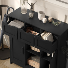 Black Accent Cabinet