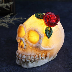 Scary Resin Skull Light