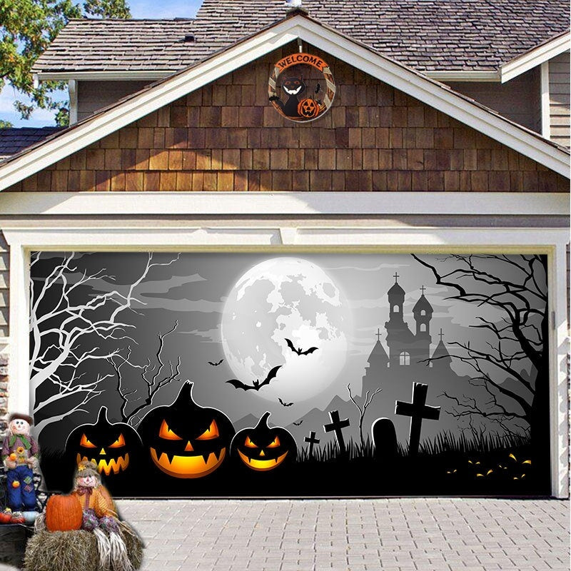 Garage Halloween Background