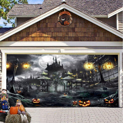 Garage Halloween Background