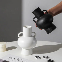 Black & White Ceramic Vases