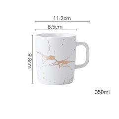 Marble Gold Coffee Mugs