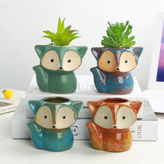 Fox Style Plant Pot