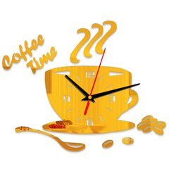 Coffee Time Wall Clock