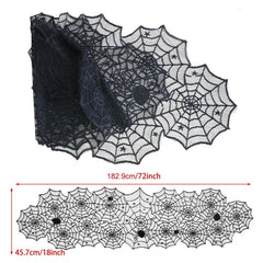 Halloween Table Runner Spiderweb