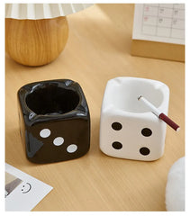 Dice Ceramic Ashtray