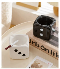 Dice Ceramic Ashtray