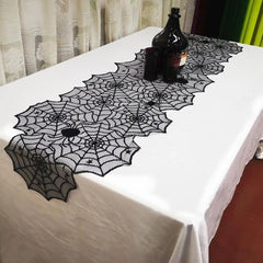 Halloween Table Runner Spiderweb