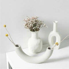 Nordic White Vase