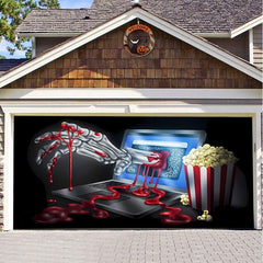 Garage Halloween Background