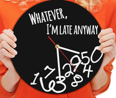 Acrylic Sticker Wall Clock