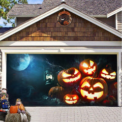 Garage Halloween Background