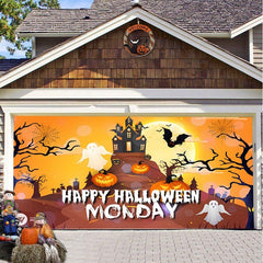 Garage Halloween Background