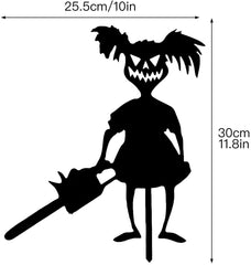 Halloween Garden Silhouette