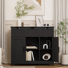 Black Accent Cabinet