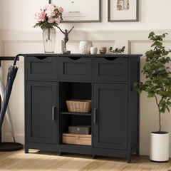 Black Accent Cabinet