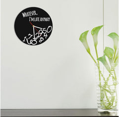 Acrylic Sticker Wall Clock