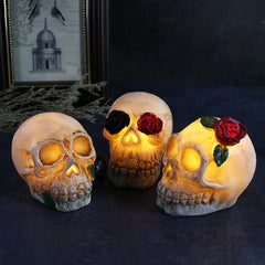 Scary Resin Skull Light