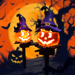 Solar Halloween Pumpkin Lamp