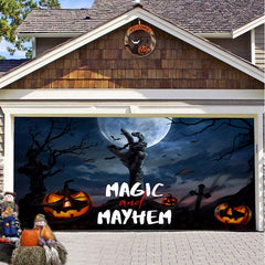 Garage Halloween Background