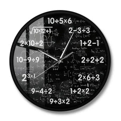 Math Equations Wall Watch