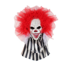 Halloween Clown Wreath Door Hanging