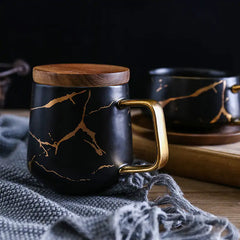 Marble Gold Coffee Mugs