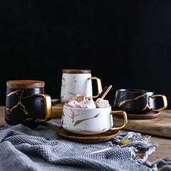 Marble Gold Coffee Mugs